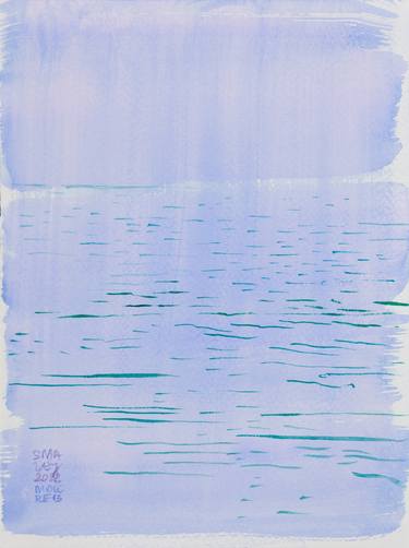 Print of Water Paintings by Grażyna Smalej