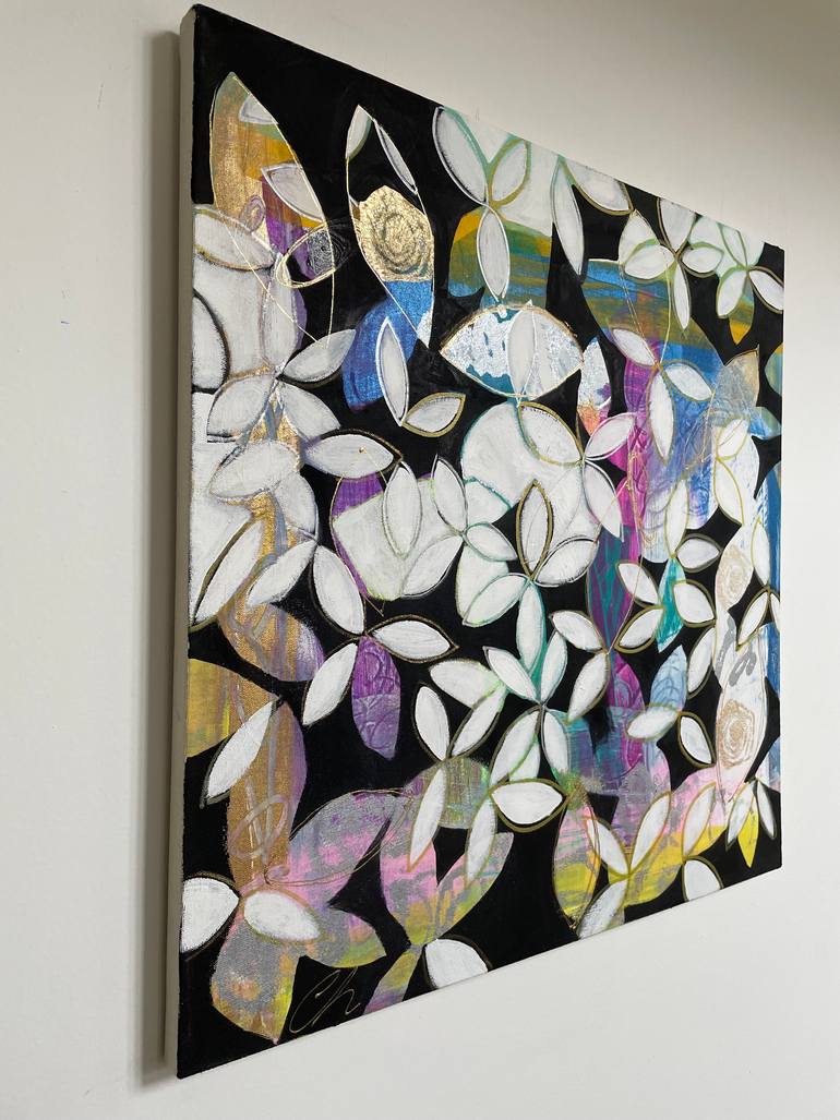 Original Conceptual Abstract Painting by Cathe Hendrick