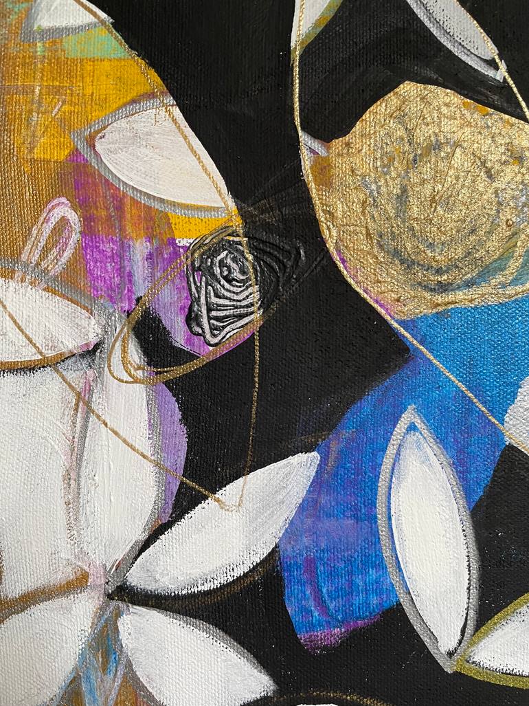Original Conceptual Abstract Painting by Cathe Hendrick