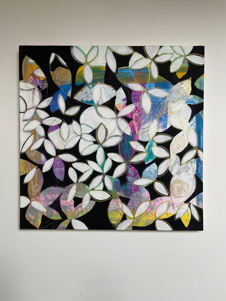 Original Conceptual Abstract Painting by Cathe Hendrick