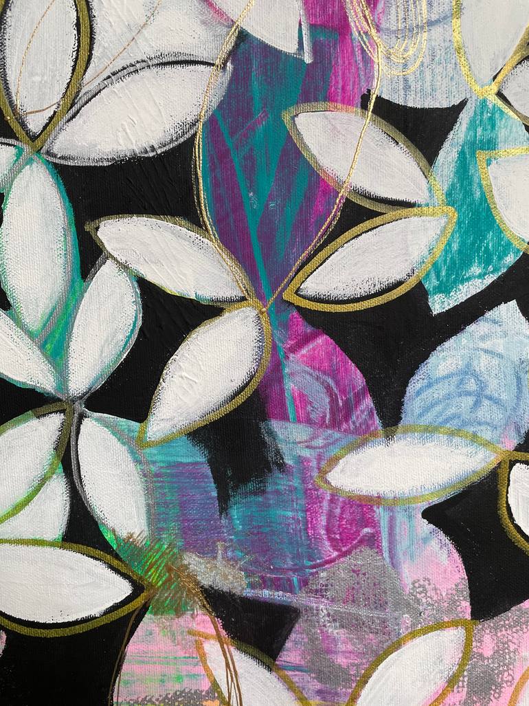 Original Conceptual Abstract Painting by Cathe Hendrick