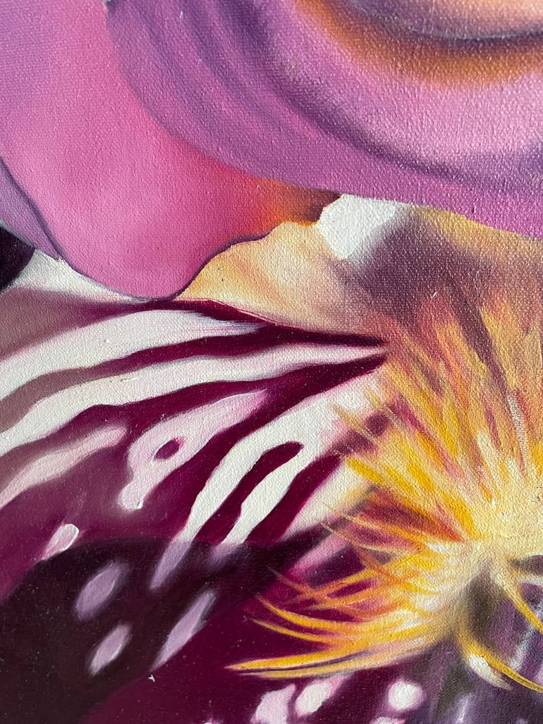 Original Realism Floral Painting by Cathe Hendrick