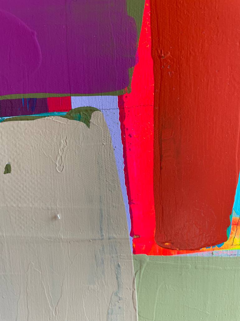 Original Conceptual Abstract Painting by Cathe Hendrick