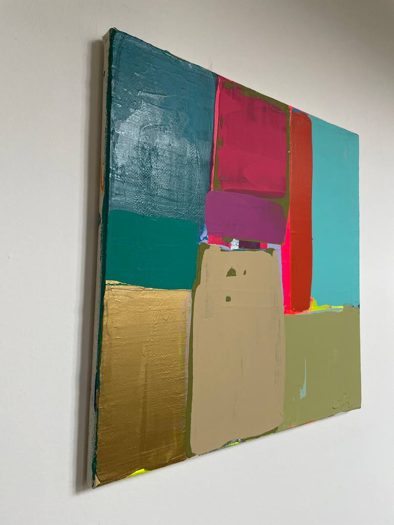 Original Conceptual Abstract Painting by Cathe Hendrick