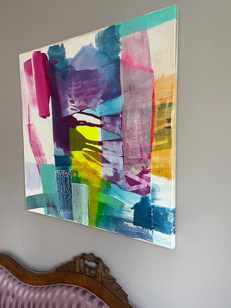 Original Abstract Expressionism Abstract Painting by Cathe Hendrick