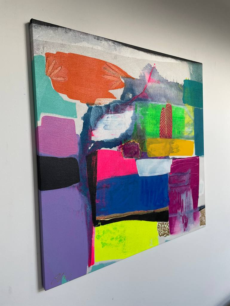 Original Abstract Expressionism Abstract Painting by Cathe Hendrick