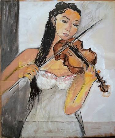 Beautiful violinist, portrait of Sophie thumb