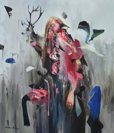 Print of Figurative Landscape Paintings by Vanessa Poutou