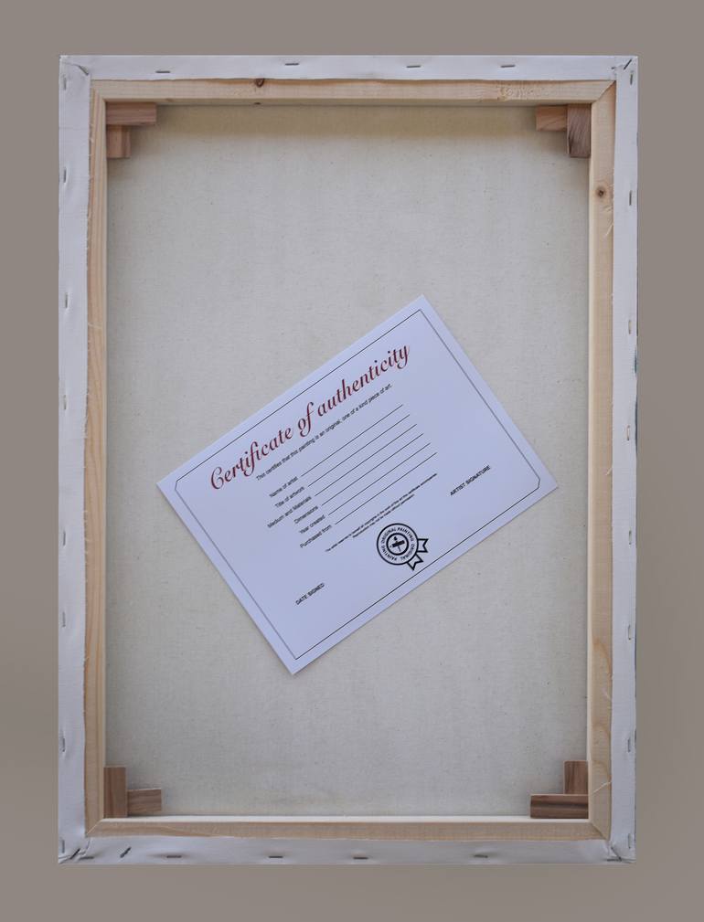 Original Abstract Expressionism Erotic Painting by Vanessa Poutou