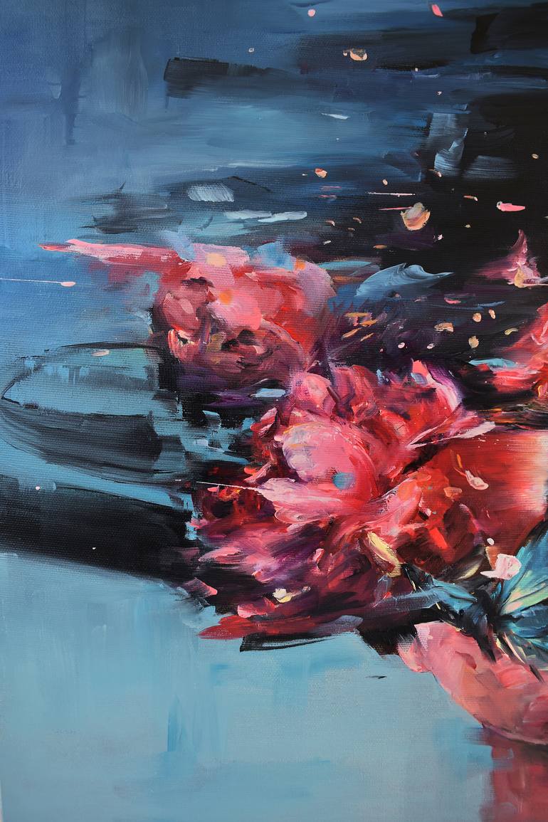 Original Contemporary People Painting by Vanessa Poutou