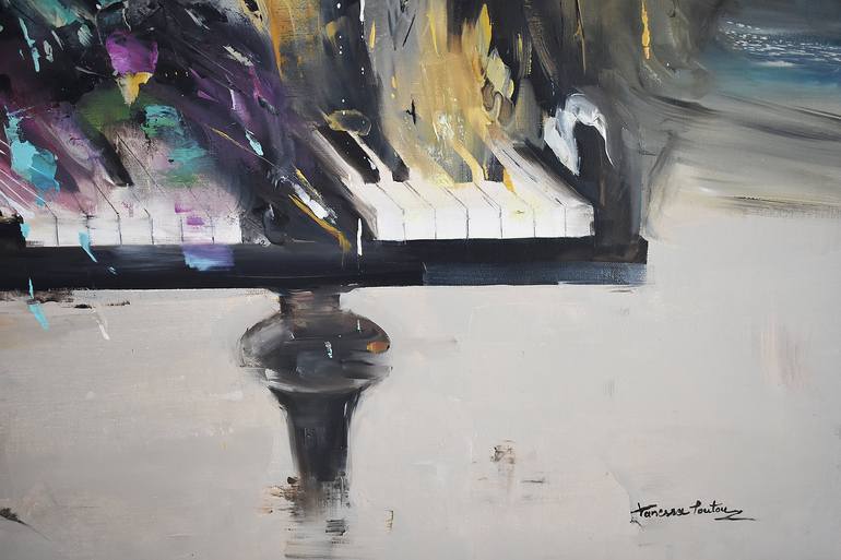 Original Music Painting by Vanessa Poutou
