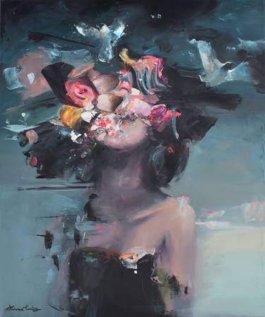 Original Women Paintings by Vanessa Poutou