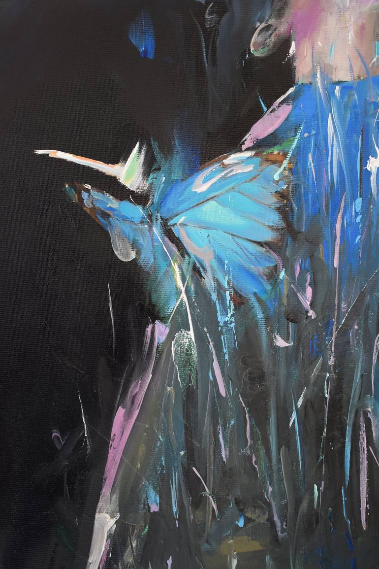 Original Contemporary Nature Painting by Vanessa Poutou