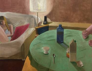 Print of Minimalism Interiors Paintings by susana mata