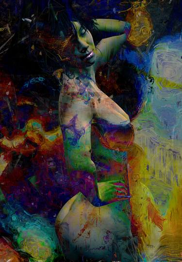 Print of Expressionism Body Mixed Media by Mantra Ardhana
