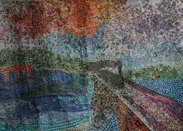 Print of Expressionism Train Collage by Nada Franka Cakar
