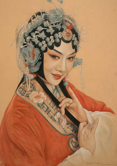 Portrait of Beijing Opera actresses thumb