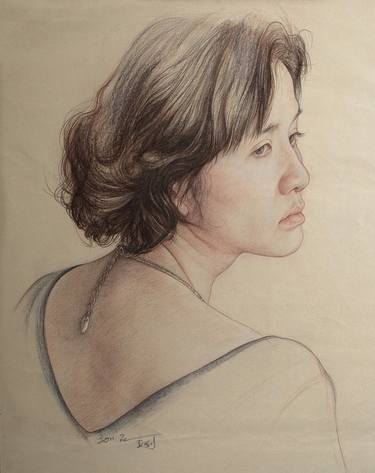 Print of People Drawings by Weillie Wu