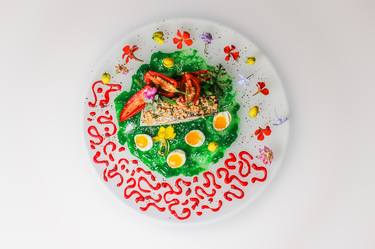 Delicious gourmet flowers restaurant hotel plating - Limited Edition 1 of 10 thumb