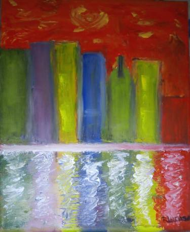 Print of Abstract Expressionism Architecture Paintings by Roberto Lera