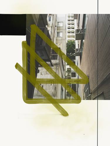 Print of Abstract Architecture Mixed Media by Wayne Mok