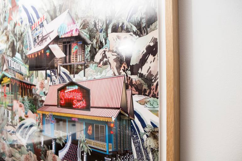 Original Illustration Landscape Printmaking by Benjamin Buckley