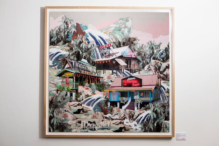 Original Illustration Landscape Printmaking by Benjamin Buckley