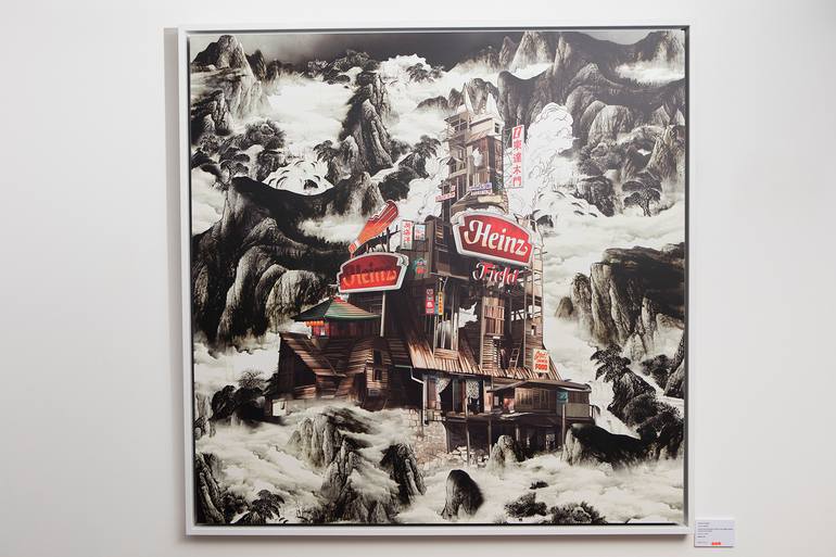 Original Abstract Landscape Printmaking by Benjamin Buckley