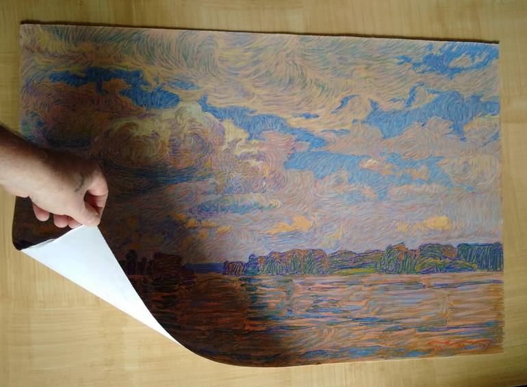 Original Impressionism Landscape Painting by Serhii Komornyi