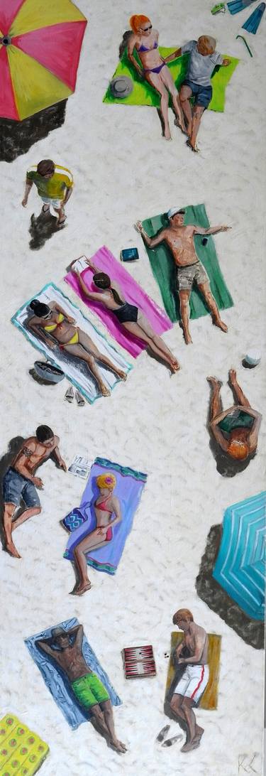 Original Beach Paintings by karen lynn