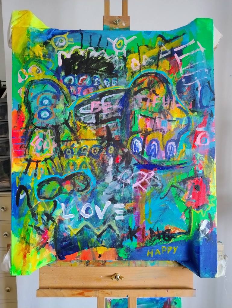 Original Abstract Expressionism Abstract Painting by Daniel Pincham-Phipps