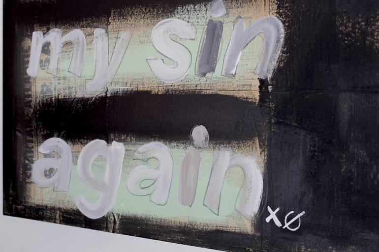 Original Pop Art Typography Painting by Kyle Mosher