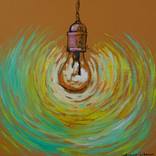 The light that dazzles Van Gogh by Antonio Sobarzo