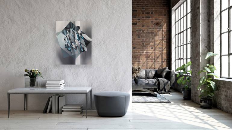 Original Conceptual Abstract Painting by Caroline Lowe