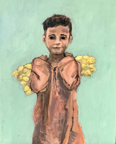 Print of Figurative Children Paintings by Connie Freid