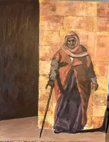 Original Contemporary People Painting by Connie Freid