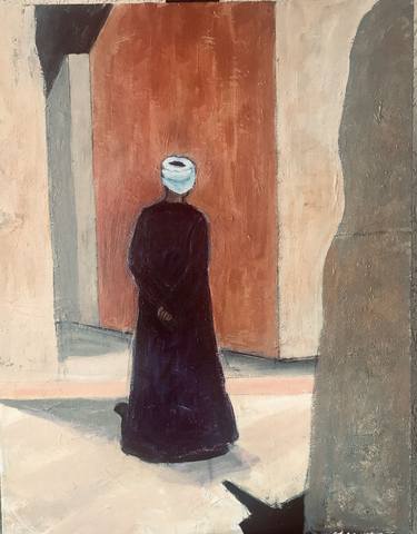 Original Figurative People Painting by Connie Freid