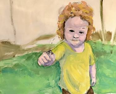 Original Expressionism Kids Paintings by Connie Freid
