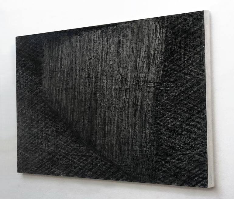 Original Black & White Abstract Painting by Kevin Jackson