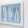 framed and floated on white.