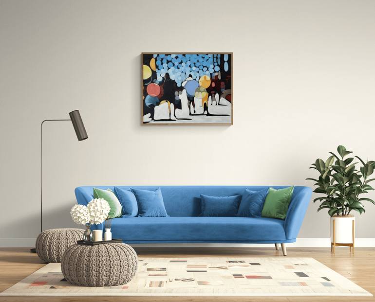 Original Contemporary People Painting by Angela Edwards