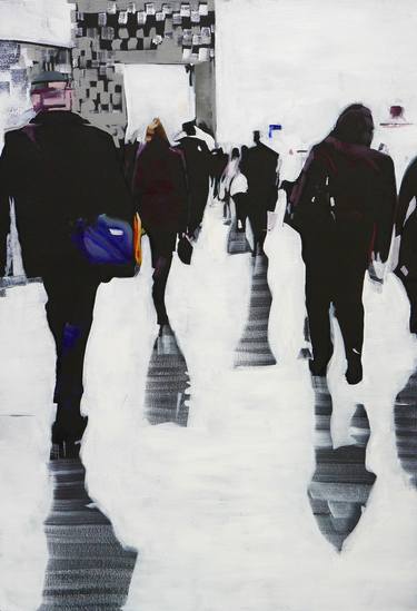 Print of Figurative Cities Paintings by Angela Edwards