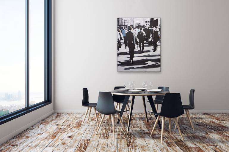 Original Figurative People Painting by Angela Edwards