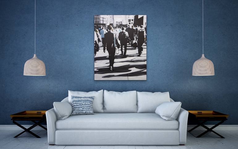 Original Figurative People Painting by Angela Edwards