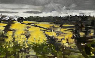 Original Expressionism Landscape Paintings by Angela Edwards