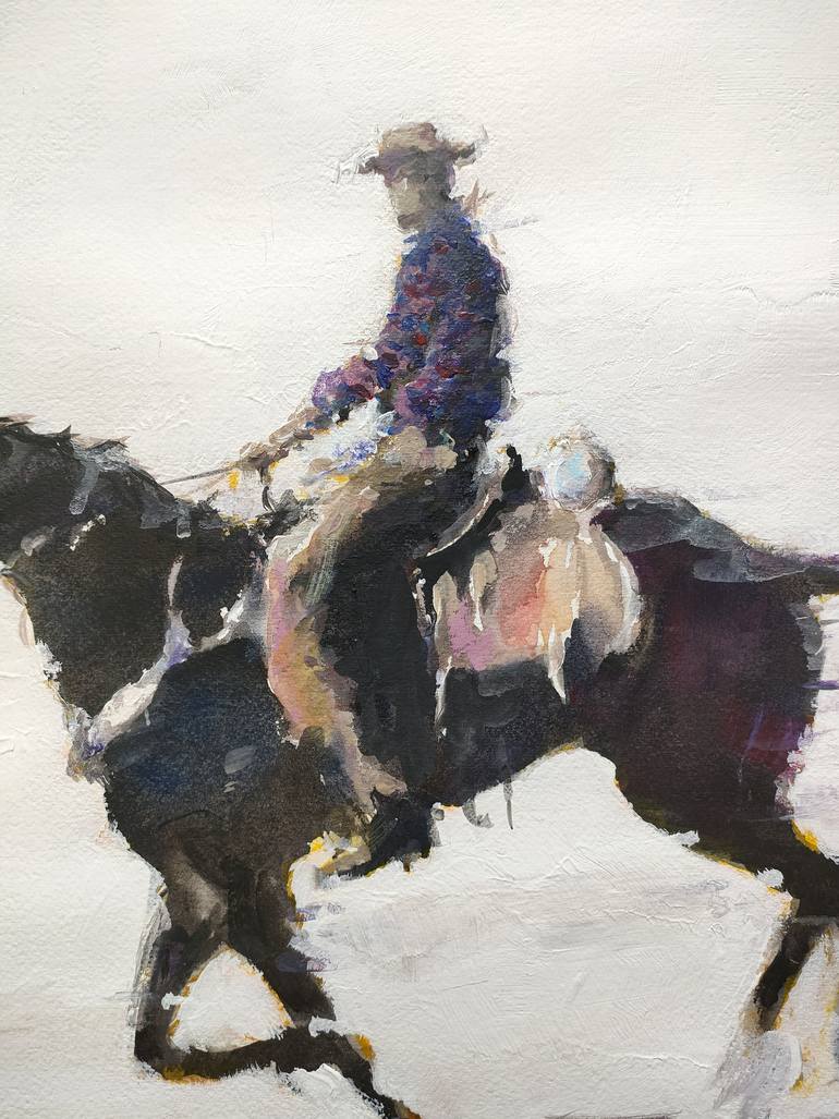 Original Figurative Portrait Painting by Oscar Alvarez