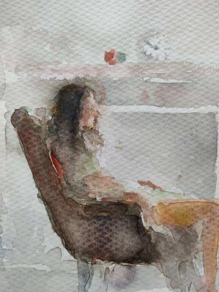 Original Figurative People Painting by Oscar Alvarez