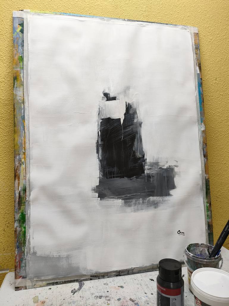 Original Abstract Painting by Oscar Alvarez