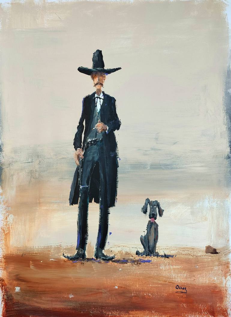 Print of Figurative Cartoon Paintings by Oscar Alvarez