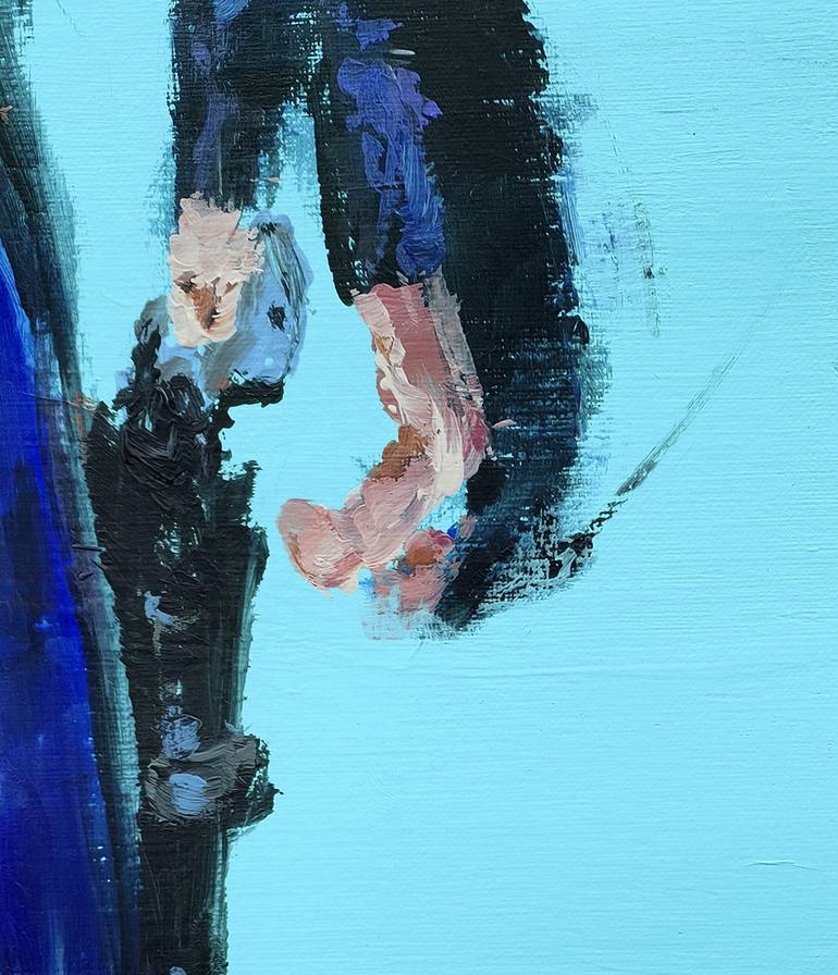 Original Figurative Cartoon Painting by Oscar Alvarez